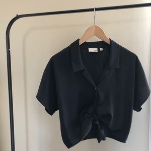 Wilfred Free “The Tie-Front Blouse”